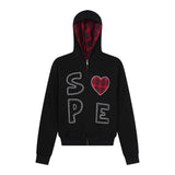 Love Embroidery Hoodie