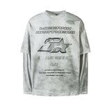 Distressed Fake Two Sweatshirt