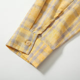 Hand-Painted Plaid Shirt