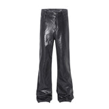 Crocodile Leather Pants