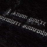 High Street Letter Embroidery Lamb Wool Coat