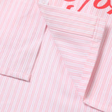 Striped Shirt with Dachshund Print Casual Shirt