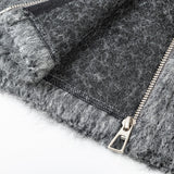 mohair hooded sweater