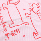 Striped Shirt with Dachshund Print Casual Shirt