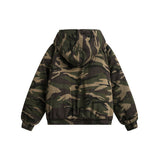 Camo Faux Fur Jacket