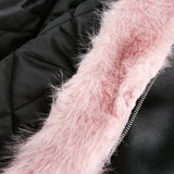 PU Faux Fur Jacket