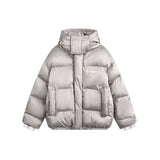 Loose Solid Color Padded Jacket