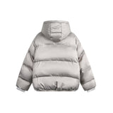 Loose Solid Color Padded Jacket