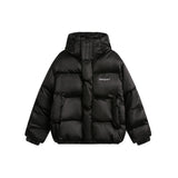 Loose Solid Color Padded Jacket