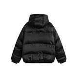 Loose Solid Color Padded Jacket