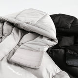 Loose Solid Color Padded Jacket