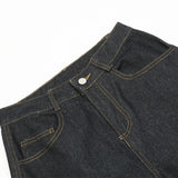 Big Pocket Curved Leg Jeans