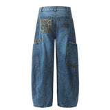 Big Pocket Curved Leg Jeans