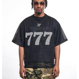 Grid Numeric Print Tee