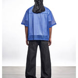 Minimalist Mesh Round Neck Tee