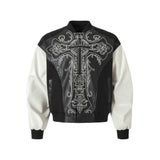 Rebellious Color Block Varsity Jacket