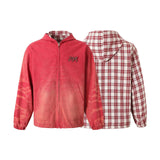 American Retro Red Reversible Jacket