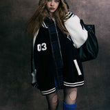 Knitted Varsity Jacket