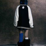 Knitted Varsity Jacket