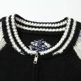 Knitted Varsity Jacket