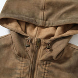 Hood Suede Jacket