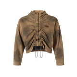 Hood Suede Jacket