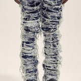 High Street Retro Ripped Jeans