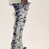 High Street Retro Ripped Jeans