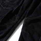 Multi-Pocket Straight-Leg Jeans