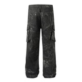 Distressed Cargo Pants