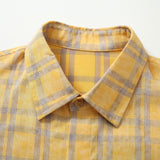 Hand-Painted Plaid Shirt