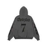 Vintage Totem Rhinestone Embellished Cardigan Hoodie