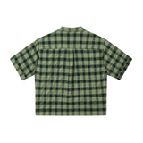 Vintage Patchwork Plaid Shirt